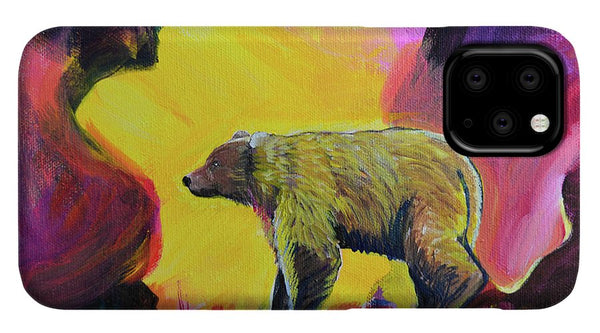 Rosebud Poppa Bear - Phone Case