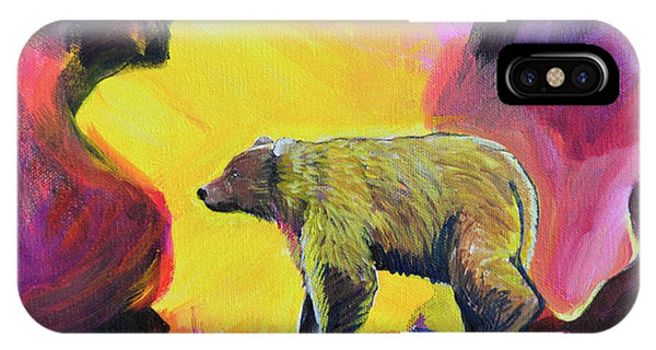 Rosebud Poppa Bear - Phone Case