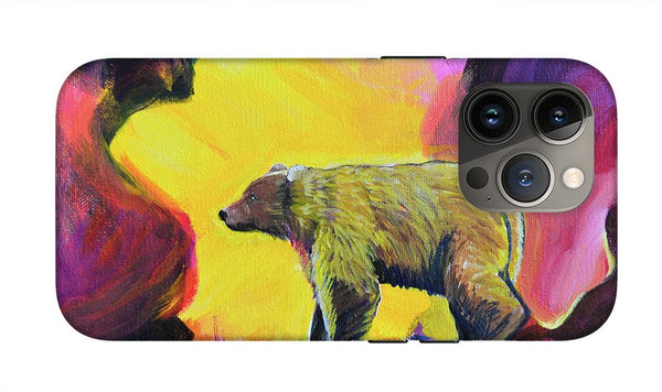 Rosebud Poppa Bear - Phone Case