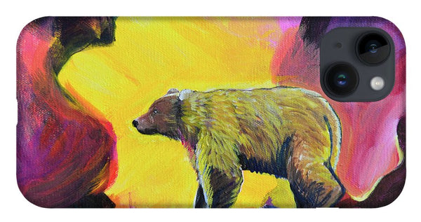 Rosebud Poppa Bear - Phone Case