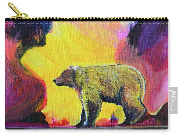 Rosebud Poppa Bear - Carry-All Pouch