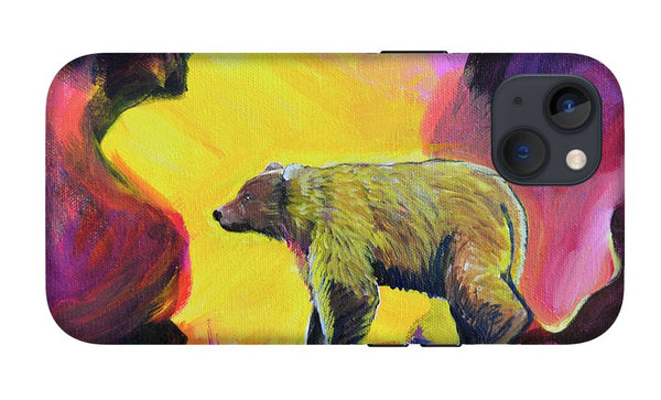 Rosebud Poppa Bear - Phone Case