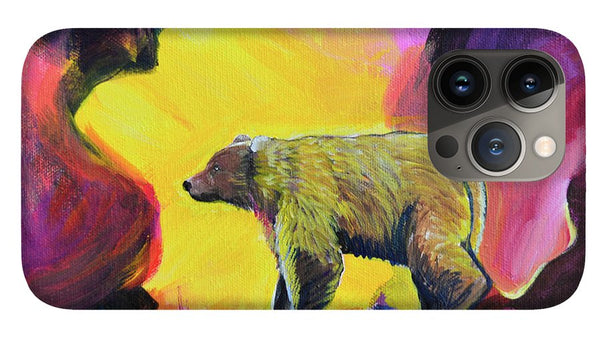 Rosebud Poppa Bear - Phone Case