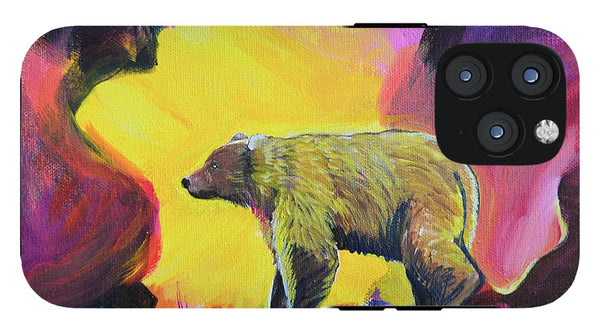 Rosebud Poppa Bear - Phone Case