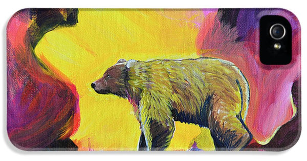 Rosebud Poppa Bear - Phone Case