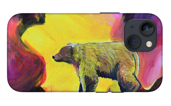 Rosebud Poppa Bear - Phone Case