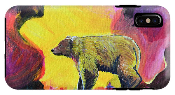 Rosebud Poppa Bear - Phone Case