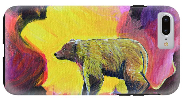 Rosebud Poppa Bear - Phone Case