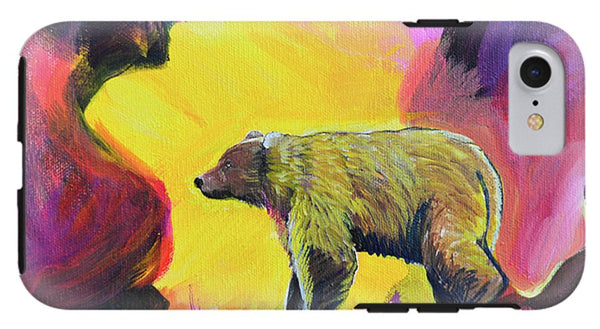 Rosebud Poppa Bear - Phone Case