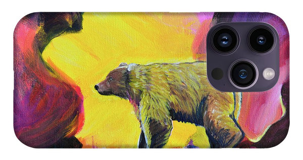 Rosebud Poppa Bear - Phone Case