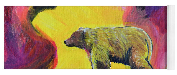 Rosebud Poppa Bear - Yoga Mat