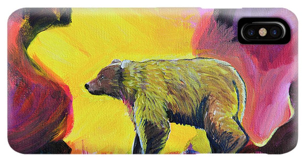 Rosebud Poppa Bear - Phone Case