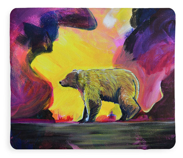 Rosebud Poppa Bear - Blanket