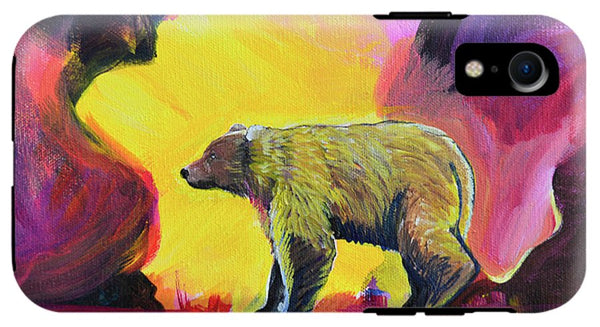 Rosebud Poppa Bear - Phone Case