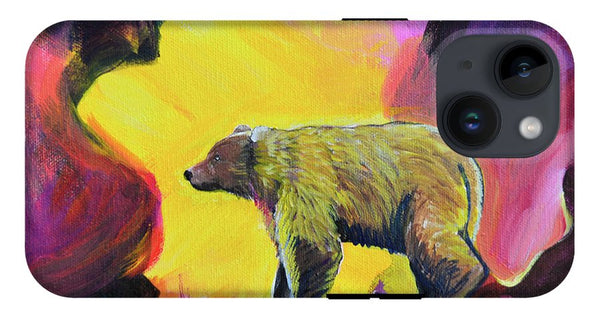 Rosebud Poppa Bear - Phone Case