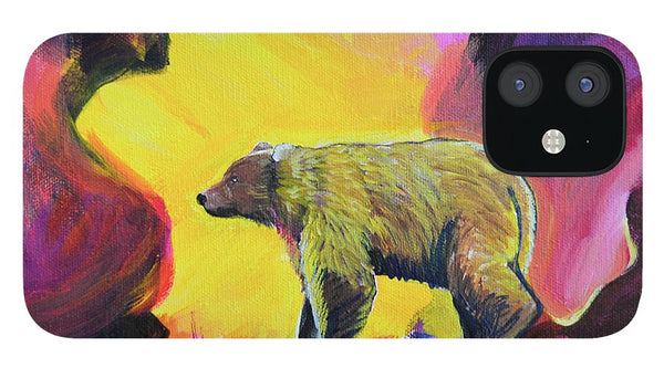 Rosebud Poppa Bear - Phone Case