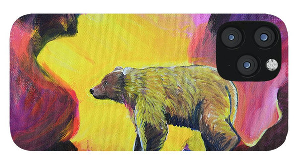 Rosebud Poppa Bear - Phone Case