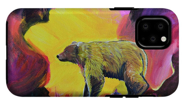 Rosebud Poppa Bear - Phone Case