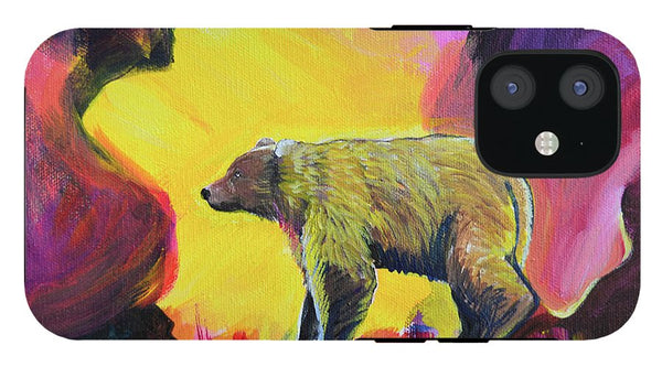 Rosebud Poppa Bear - Phone Case