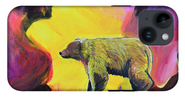 Rosebud Poppa Bear - Phone Case