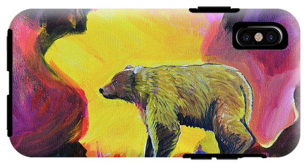 Rosebud Poppa Bear - Phone Case