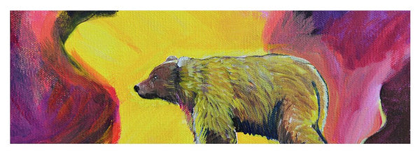 Rosebud Poppa Bear - Yoga Mat