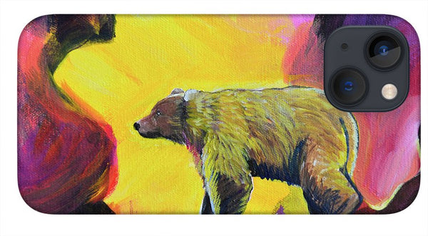 Rosebud Poppa Bear - Phone Case