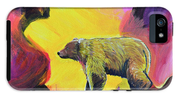 Rosebud Poppa Bear - Phone Case