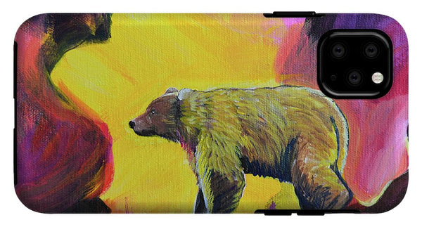 Rosebud Poppa Bear - Phone Case