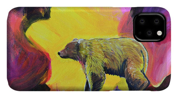 Rosebud Poppa Bear - Phone Case