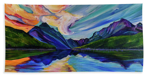 Saint Mary's Lake - Bath Towel