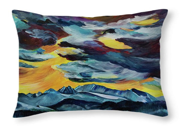 Spanish Peaks - Throw Pillow