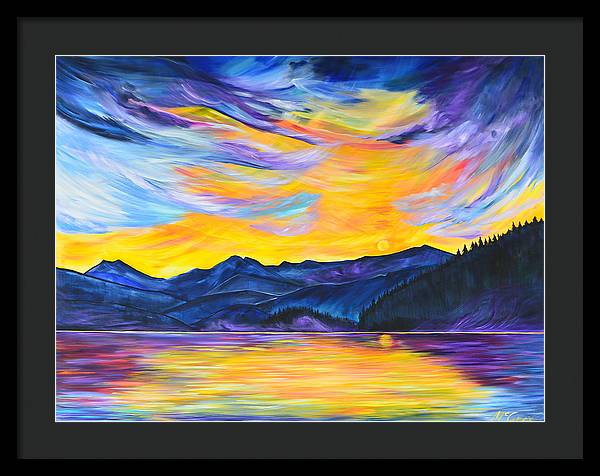 Summer at Priest Lake - Framed Print