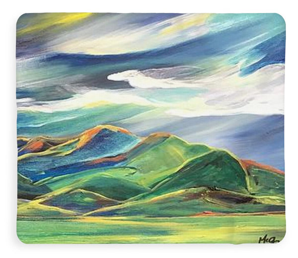 Sun Dancing on the Bridgers - Blanket