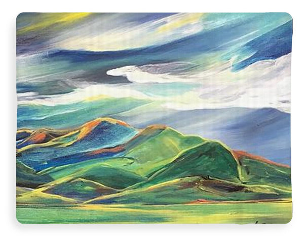 Sun Dancing on the Bridgers - Blanket