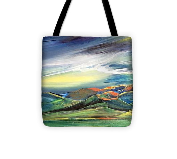 Sun Dancing On The Bridgers - Tote Bag