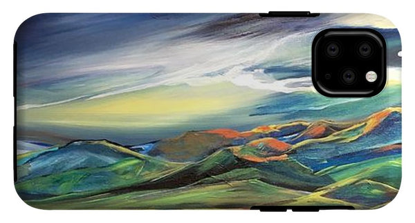 Sun Dancing on the Bridgers - Phone Case