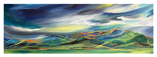 Sun Dancing on the Bridgers - Yoga Mat