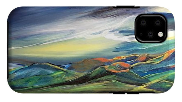 Sun Dancing on the Bridgers - Phone Case