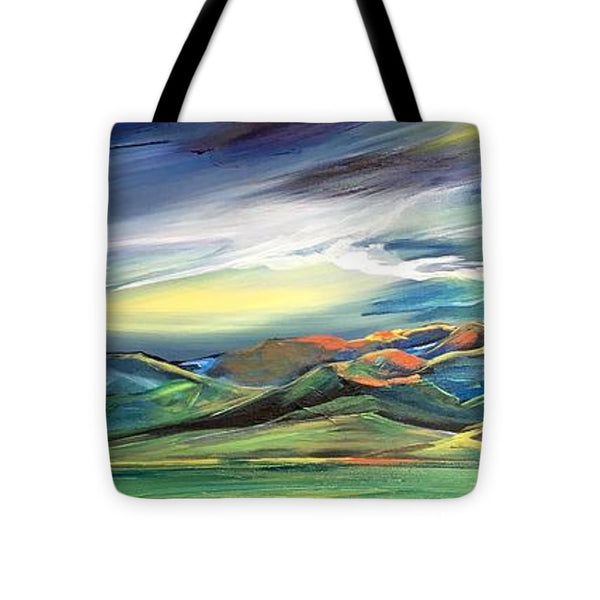 Sun Dancing On The Bridgers - Tote Bag