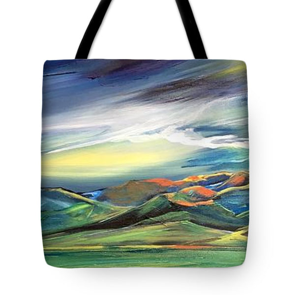 Sun Dancing On The Bridgers - Tote Bag