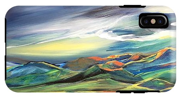 Sun Dancing on the Bridgers - Phone Case