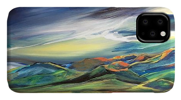 Sun Dancing on the Bridgers - Phone Case