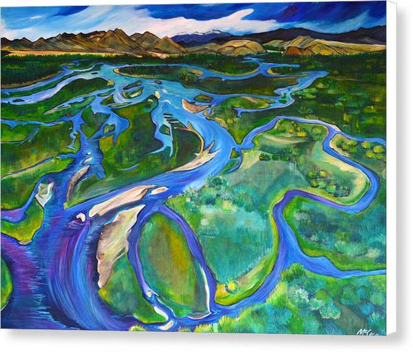 The Confluence, Headwaters State Park - Canvas Print