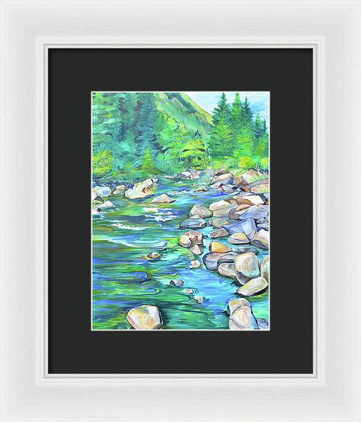 West Boulder River - Framed Print