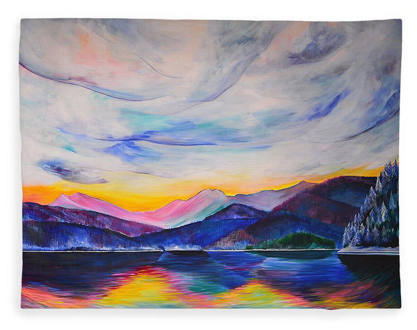 Winter at the Lake - Blanket