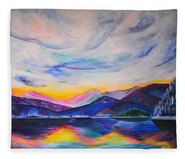 Winter at the Lake - Blanket