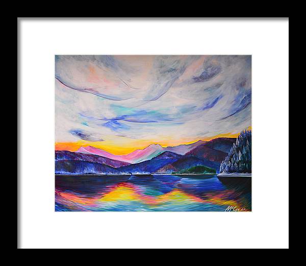 Winter at the Lake - Framed Print