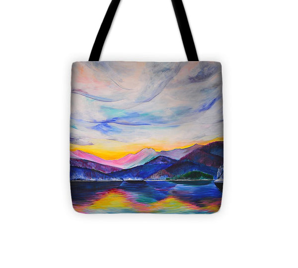 Winter at the Lake - Tote Bag
