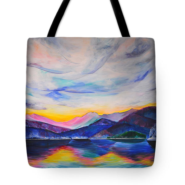 Winter at the Lake - Tote Bag